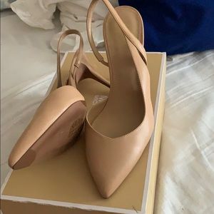 Michael Kors Nude Pointed Heels NWOT